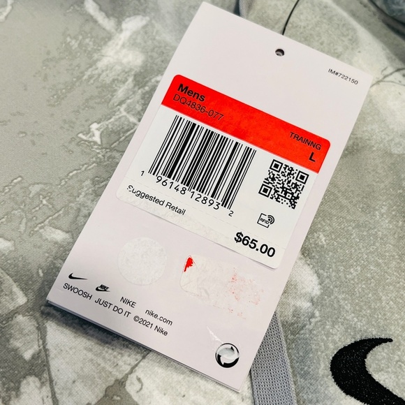 NWT MENS LARGE NIKE THERMA-FIT PULLOVER HOODIE LT SMOKE GREY - Picture 2 of 5